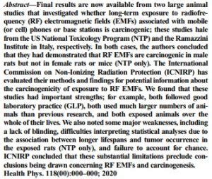 ICNIRP Note: Critical Evaluation of Two Radiofrequency Elect